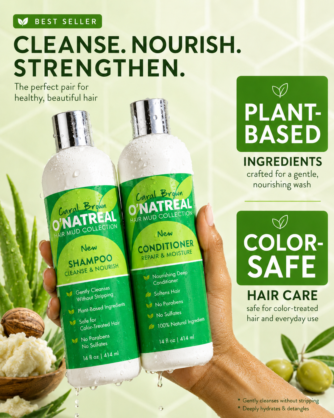 Triple Protection Argan & Vera Shampoo & Conditioner Set