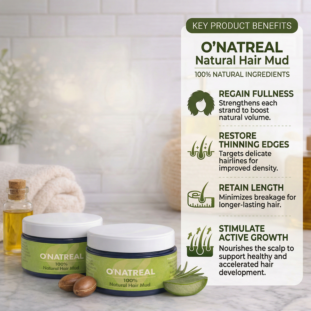 O'Natreal Hair Mud